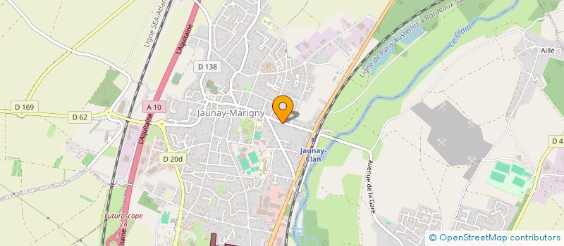 localisation de l'entreprise SCI GANDRILLON  JAUNAY-MARIGNY