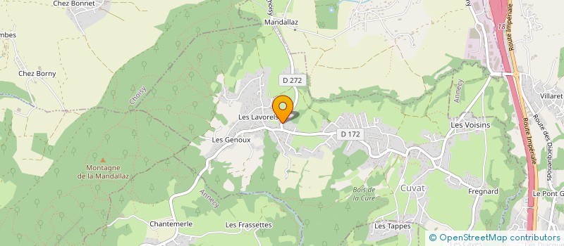 localisation de l'entreprise SCI GANDY  CUVAT