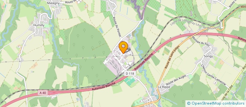 localisation de l'entreprise SCI GANDY FRERES  VIRY