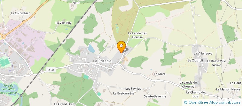 localisation de l'entreprise SCI GANESH  LAMBALLE-ARMOR