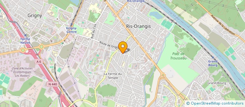 localisation de l'entreprise SCI GANESH à RIS-ORANGIS