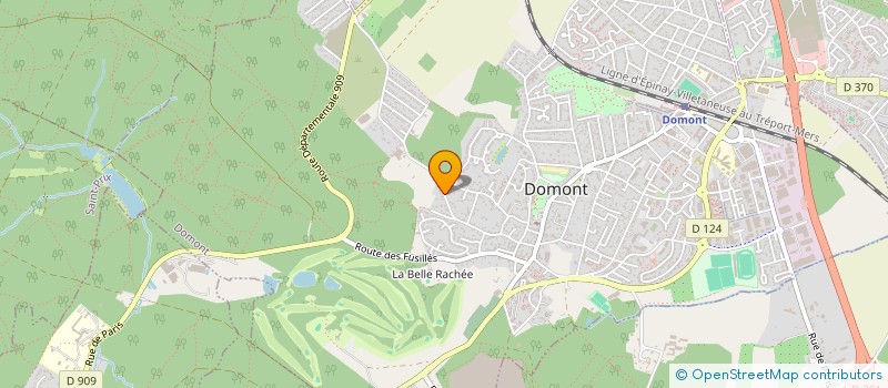 localisation de l'entreprise SCI GANESH  DOMONT