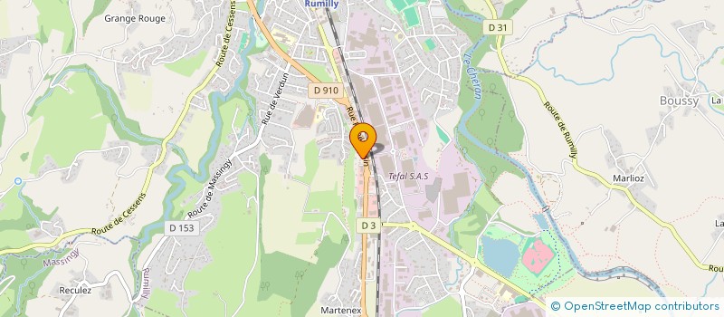 localisation de l'entreprise SCI GANESH IMMO  RUMILLY