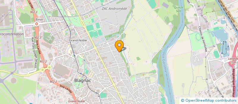 localisation de l'entreprise SCI GANGALOULOU  BLAGNAC