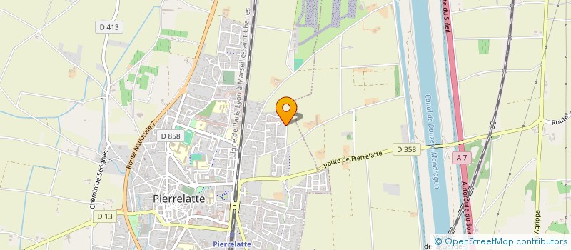 localisation de l'entreprise SCI GANGAS à PIERRELATTE