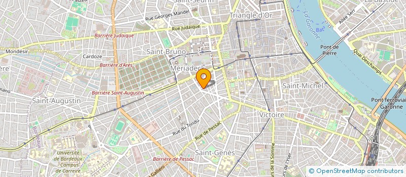 localisation de l'entreprise SCI GANGE  BORDEAUX