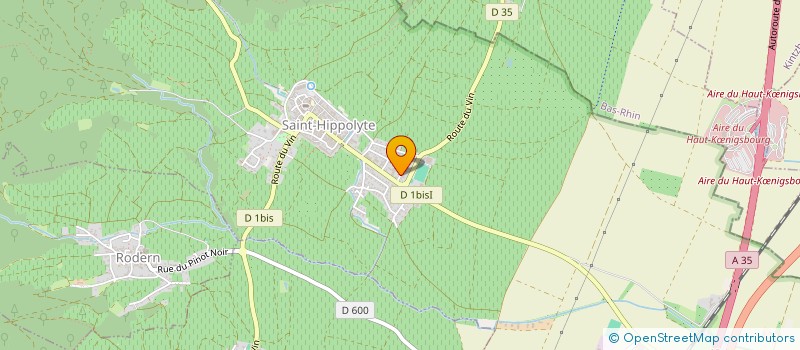 localisation de l'entreprise SCI GANGLOFF - COTE SAUVAGE à SAINT-HIPPOLYTE