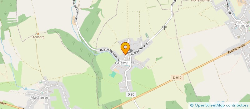 localisation de l'entreprise SCI GANI  GUENVILLER