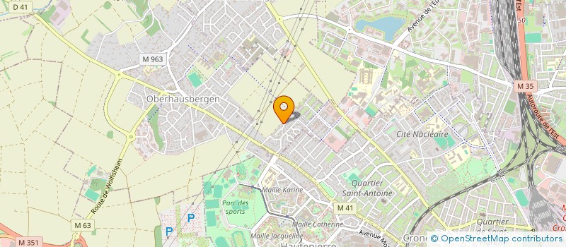 localisation de l'entreprise SCI GANIER  OBERHAUSBERGEN