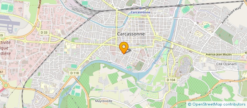 localisation de l'entreprise SCI GANIER à CARCASSONNE