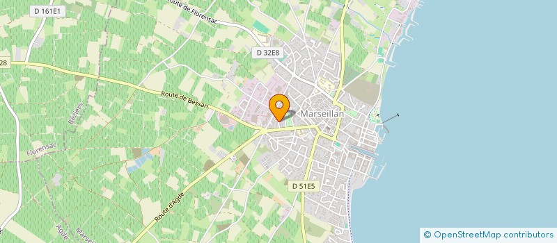 localisation de l'entreprise SCI GANIPHI à MARSEILLAN