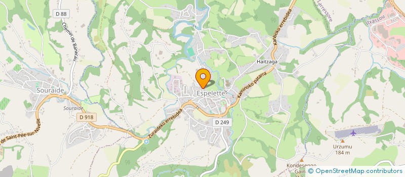 localisation de l'entreprise SCI GANIXBAITA  CAMBO-LES-BAINS