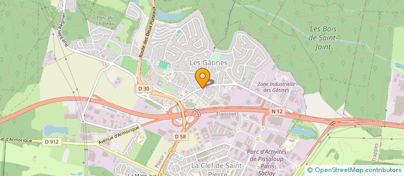 localisation de l'entreprise SCI GANJ  PLAISIR