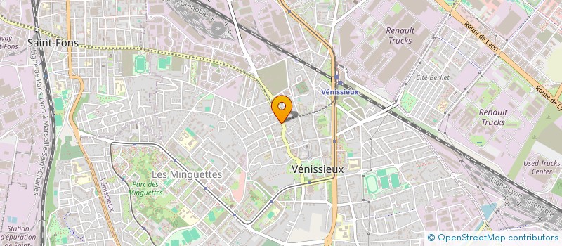 localisation de l'entreprise SCI GANK  VENISSIEUX