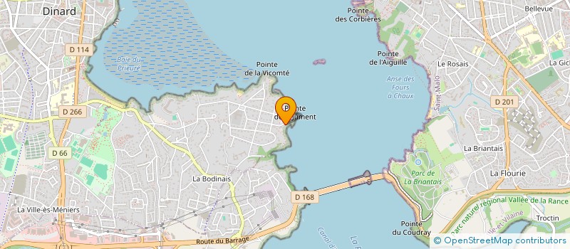 localisation de l'entreprise SCI GANNERON  DINARD