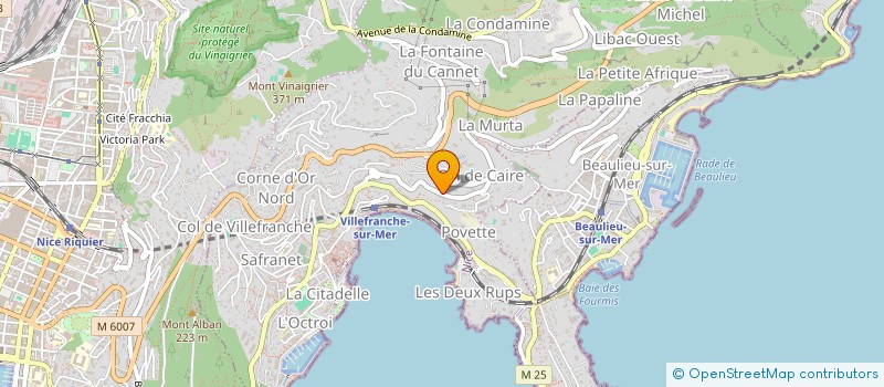 localisation de l'entreprise SCI GANTENBRINK à VILLEFRANCHE-SUR-MER