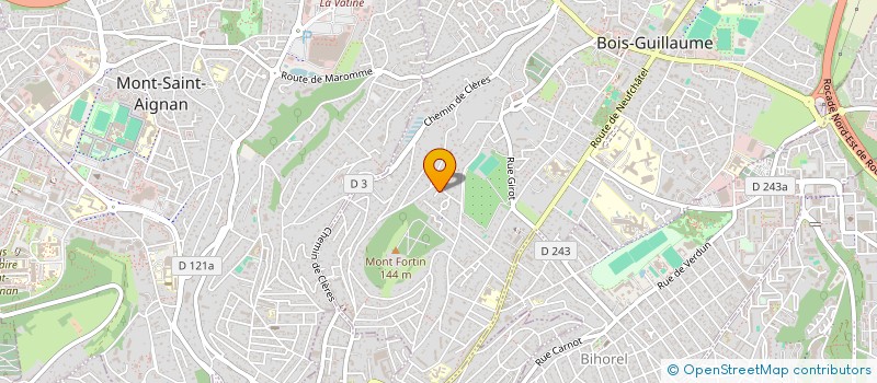 localisation de l'entreprise SCI GANTERIE 42 à BOIS-GUILLAUME