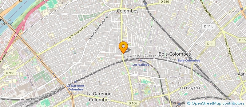 localisation de l'entreprise SCI GANTOIS à COLOMBES