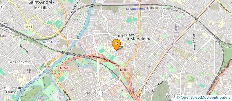 localisation de l'entreprise SCI GANTOIS III à LA MADELEINE