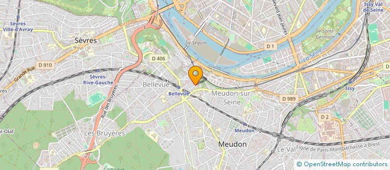 localisation de l'entreprise SCI GANTS à MEUDON