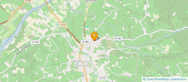 localisation de l'entreprise SCI GANY  MIRABEL-AUX-BARONNIES