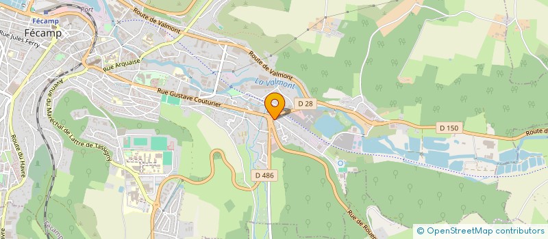 localisation de l'entreprise SCI GANZEVILLE  FECAMP