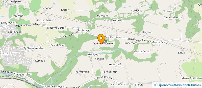 localisation de l'entreprise SCI GAONACH  ERGUE GABERIC