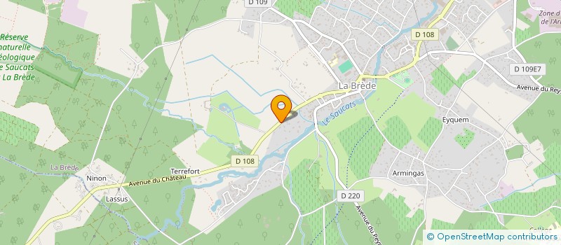 localisation de l'entreprise SCI GAORA  LA BREDE