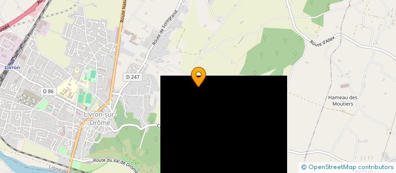 localisation de l'entreprise SCI GAOU  LIVRON SUR DROME