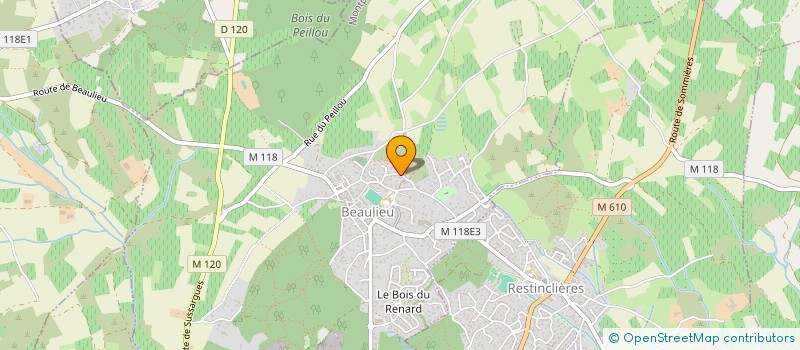localisation de l'entreprise SCI GAOU'N CO. à BEAULIEU