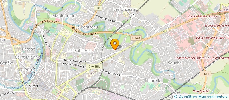 localisation de l'entreprise SCI GAP à NIORT