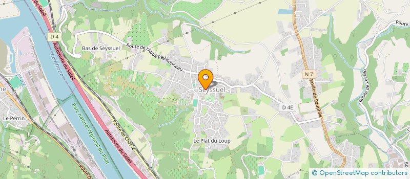 localisation de l'entreprise SCI GAP  SEYSSUEL