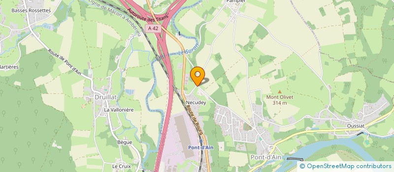 localisation de l'entreprise SCI GAP FAMILY  PONT-D'AIN