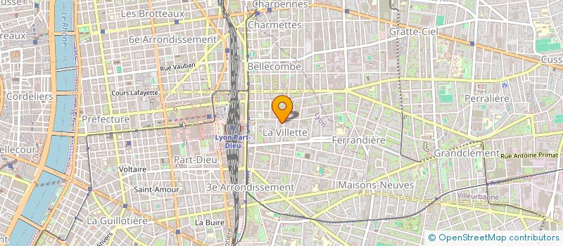 localisation de l'entreprise SCI GAP IMMOB  LYON