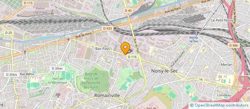 localisation de l'entreprise SCI GAP INVEST à NOISY-LE-SEC