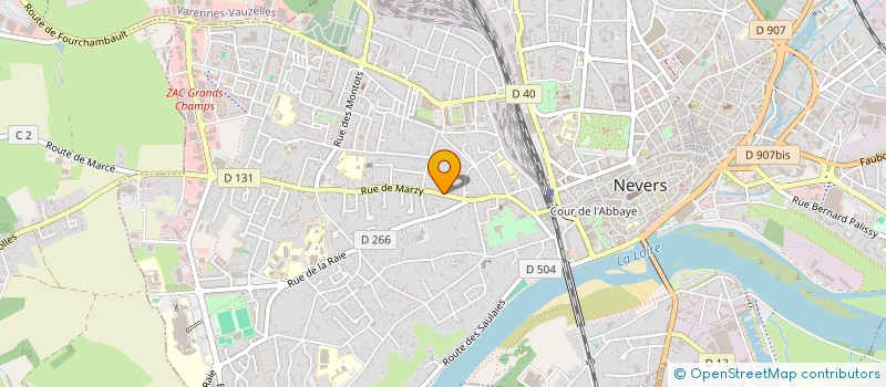 localisation de l'entreprise SCI GAPE à NEVERS