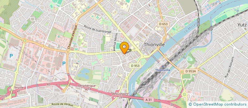 localisation de l'entreprise SCI GAPEL à THIONVILLE