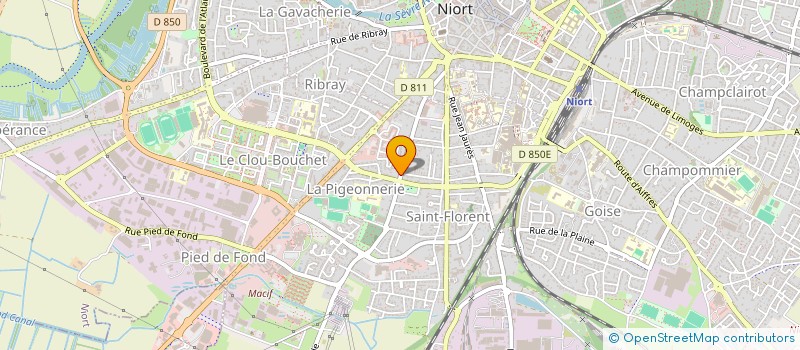 localisation de l'entreprise SCI GAPETH  NIORT