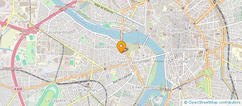localisation de l'entreprise SCI GAPI à TOULOUSE