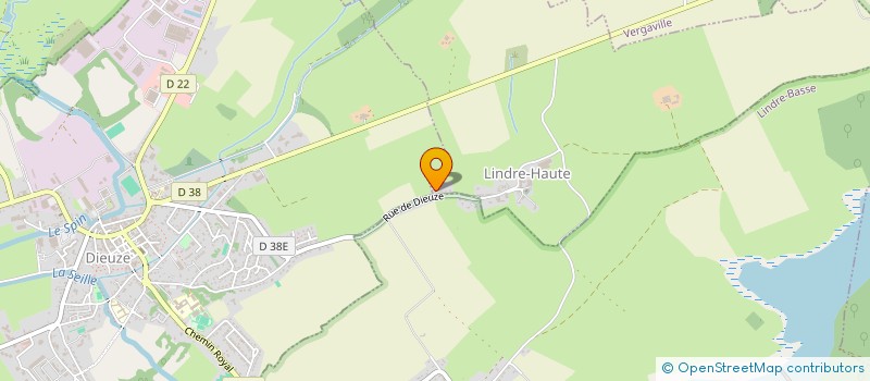 localisation de l'entreprise SCI GAPI  LINDRE-HAUTE