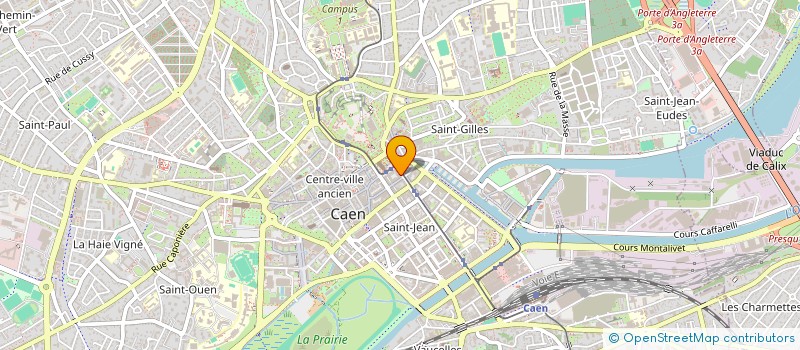 localisation de l'entreprise SCI GAPI  CAEN