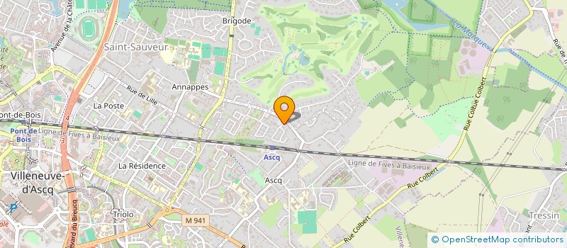 localisation de l'entreprise SCI GAPIQ à VILLENEUVE-D'ASCQ