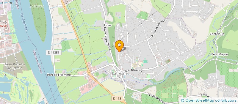 localisation de l'entreprise SCI GAPO  LATRESNE