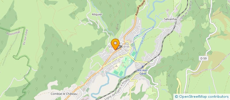 localisation de l'entreprise SCI GAPRI à VIC-SUR-CERE