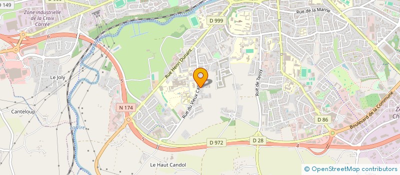 localisation de l'entreprise SCI GAPS  SAINT-LO