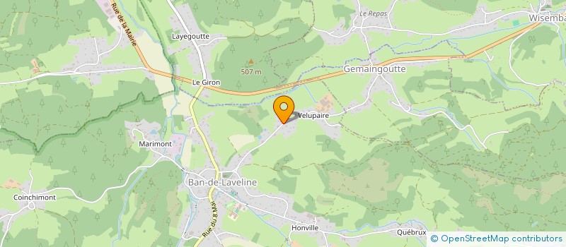 localisation de l'entreprise SCI GAPY  BAN-DE-LAVELINE