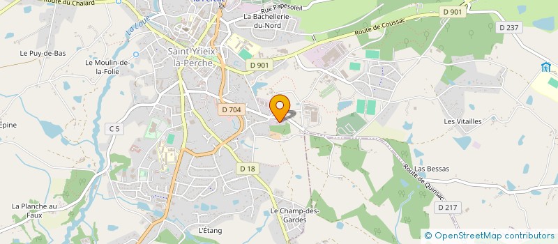 localisation de l'entreprise SCI GAR à SAINT-YRIEIX-LA-PERCHE