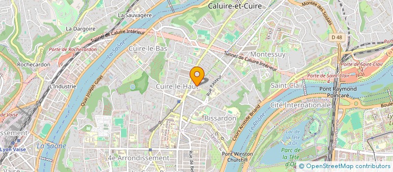 localisation de l'entreprise SCI GARACEBA  CALUIRE-ET-CUIRE