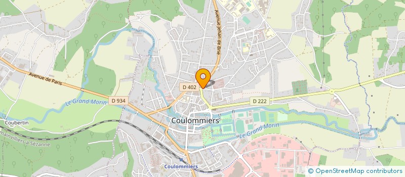 localisation de l'entreprise SCI GARAGE DU MARCHE à COULOMMIERS