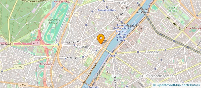 localisation de l'entreprise SCI GARAGE DU PARC  PARIS